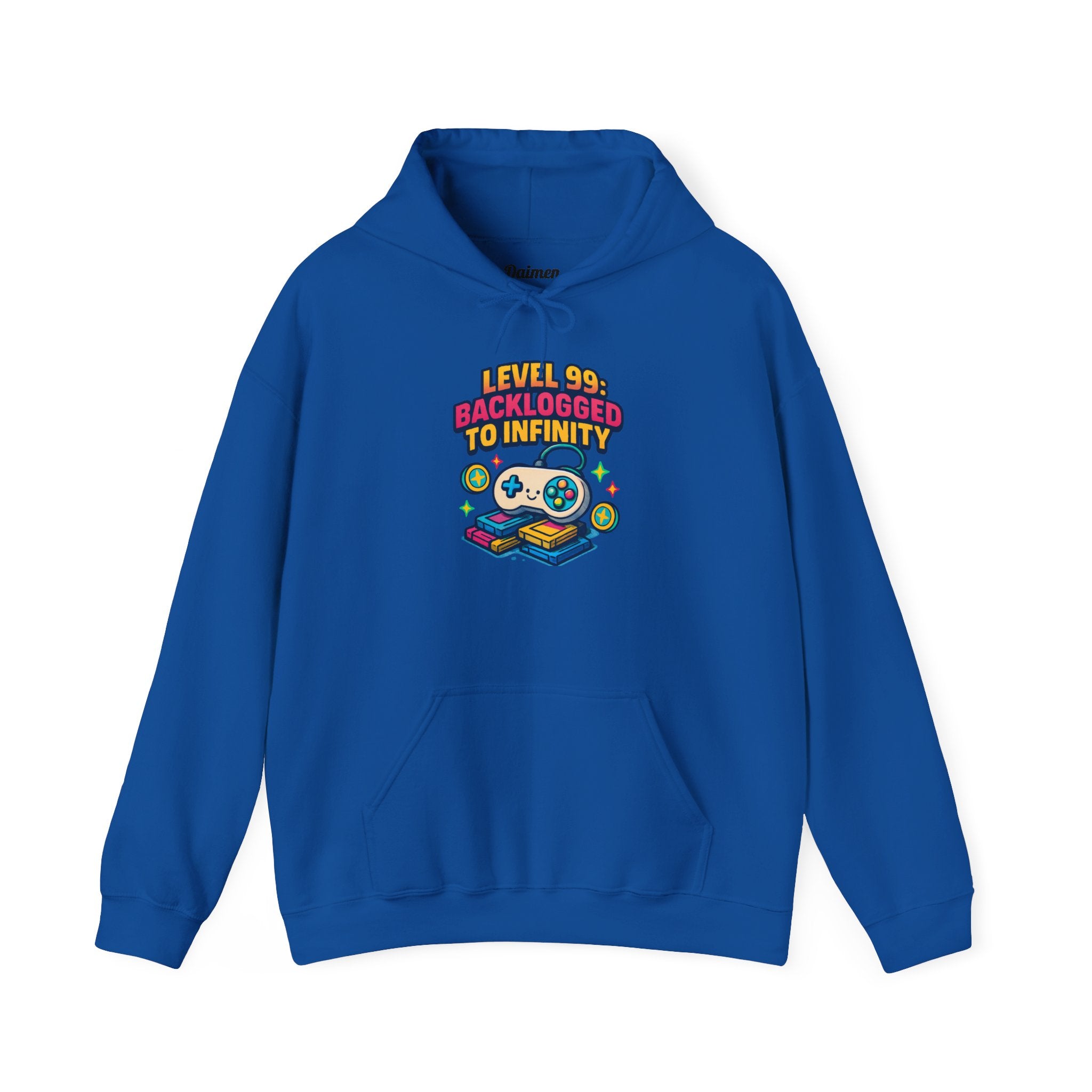 Gaming Hoodie - 'Back Logged to Infinity' Retro Controllers Sweatshirt