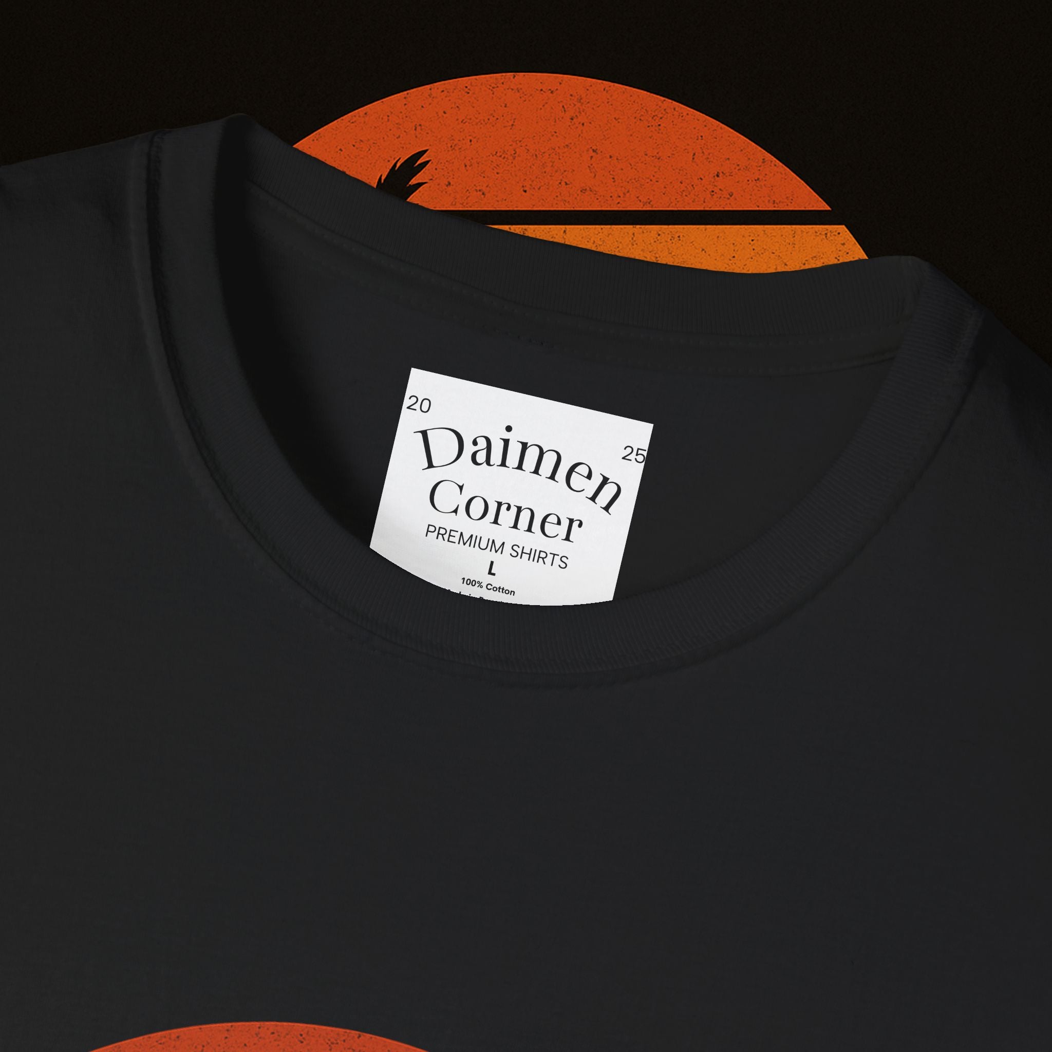 Sunset Surf T-Shirt — Retro Sunset Plus Minimal Silhouette